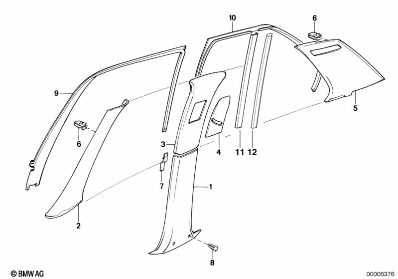 Interior trim lateral