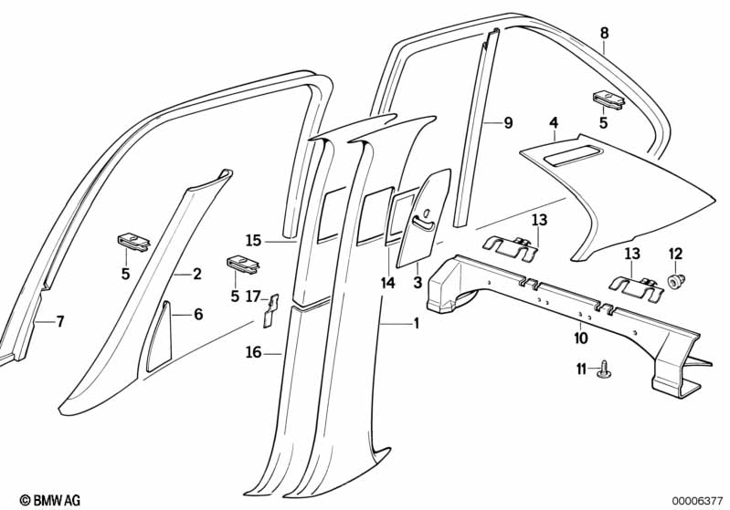Interior trim lateral