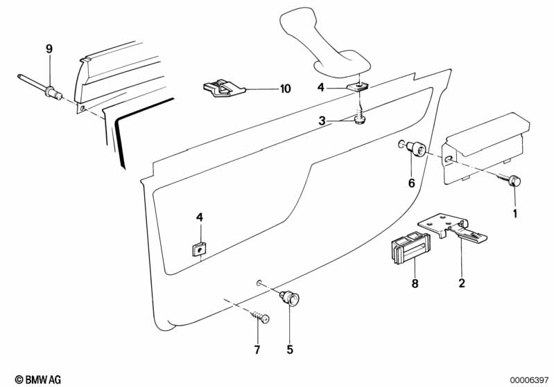 Door lining single parts
