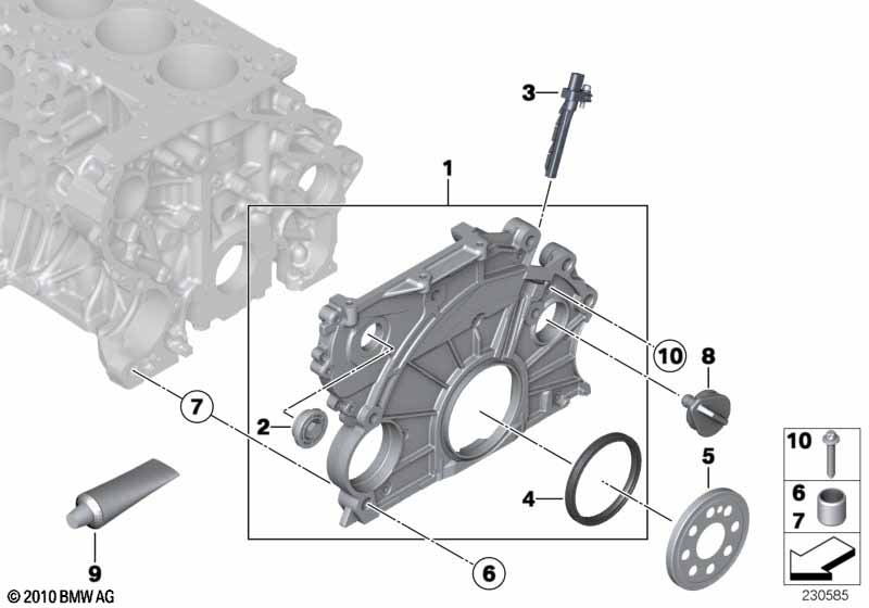 Genuine BMW 11148509010 Dowel 14,5X13,8 (Inc. Cooper SD ALL4, Cooper D ALL4 1.6 & One D) | ML Performance UK Car Parts
