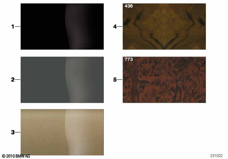 Sample chart with interior moldings