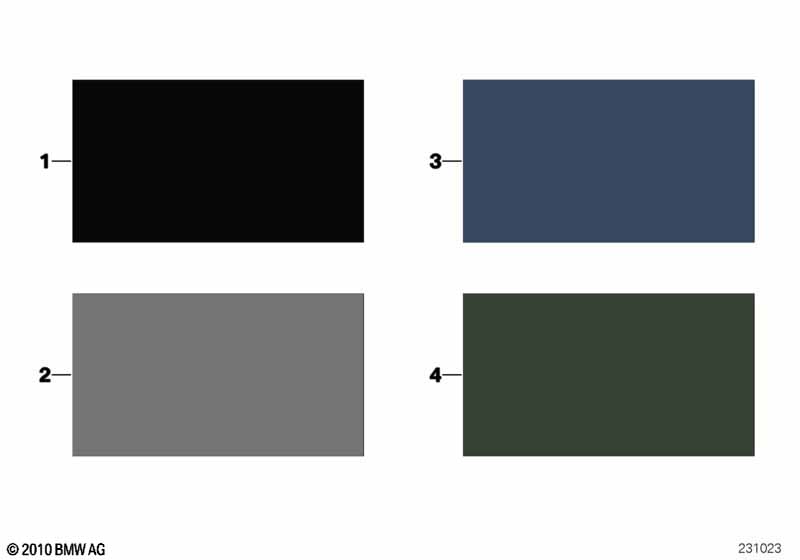Sample chart with interior colors