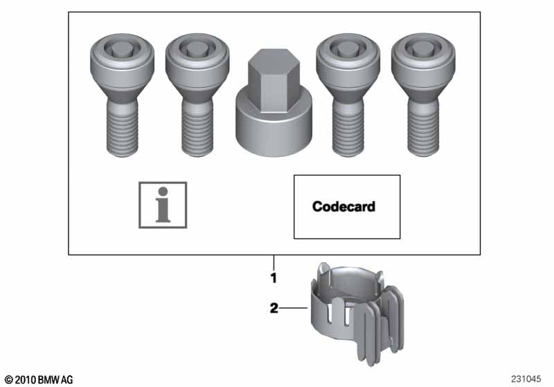 Set wheel locks