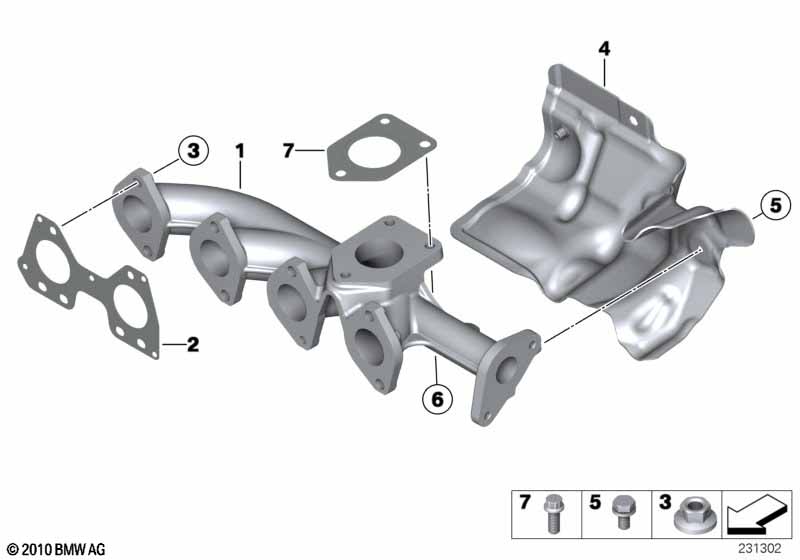 Genuine BMW 11628574791 Exhaust Manifold (Inc. Cooper SD, Cooper D ALL4 1.6 & Cooper D ALL4 2.0) | ML Performance UK Car Parts