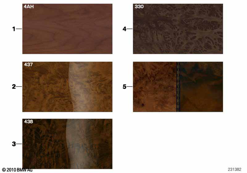 Sample chart with interior moldings