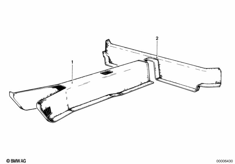 Floor covering rear