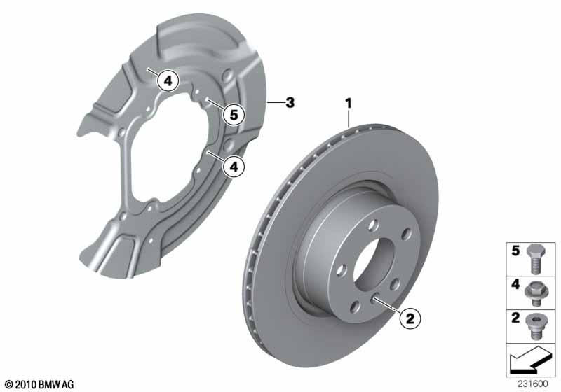 Genuine BMW 34213401947 E83 Hex Bolt M8 (Inc. X3 2.0d, X3 3.0sd & X3 3.0si) | ML Performance UK Car Parts