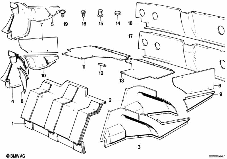 Trunk trim panel