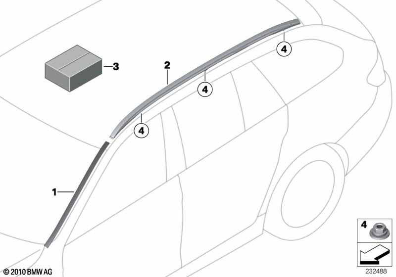 Retrofit, roof rail