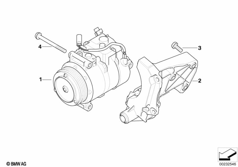 Air cond.compressor-supporting bracket