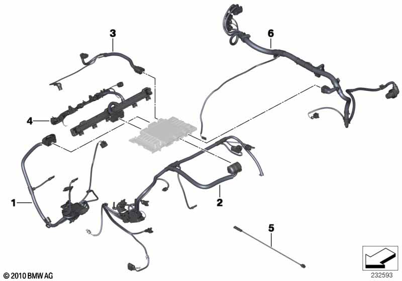 Genuine BMW 12517594751 Wiring Harness, Engine Ignition Module (Inc. 730i, 523i & 530i) | ML Performance UK Car Parts
