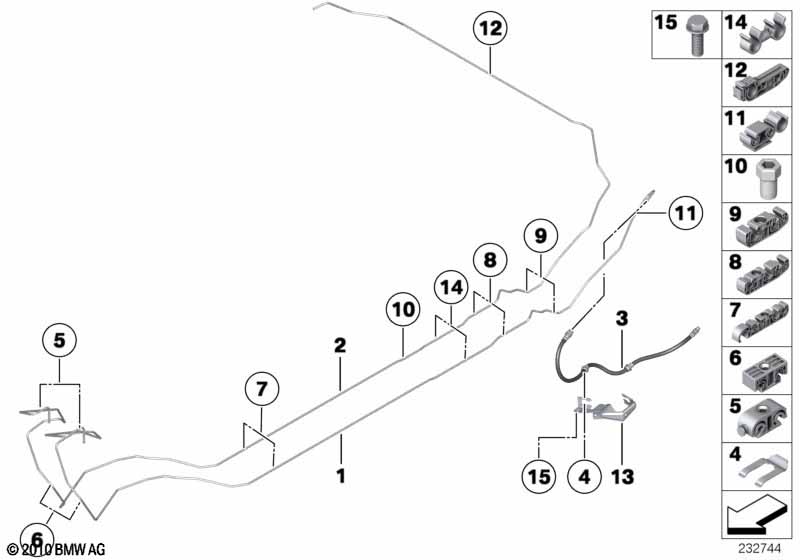Genuine BMW 34206784624 E89 Holder, Brake Hose, Right (Inc. Z4 18i, Z4 35is & Z4 20i) | ML Performance EU Car Parts