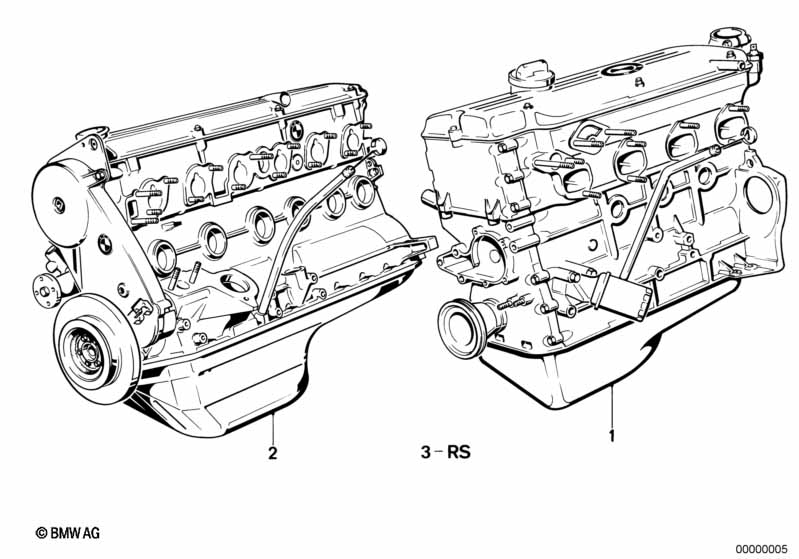 Genuine BMW 11009059268 E28 Set Mounting Parts Short Engine (Inc. 520i & 525e) | ML Performance UK Car Parts