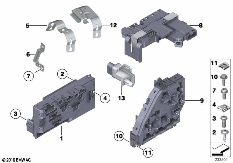 Genuine BMW 61149151324 Bracket Current Distributor (Inc. 740dX, 530dX & Alpina B7X) | ML Performance EU Car Parts