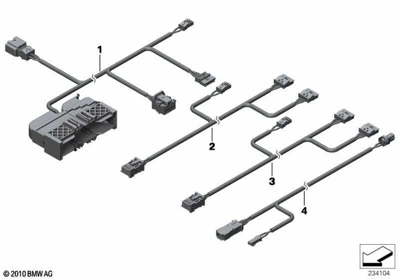 Genuine BMW 61129336934 F25 F26 Wiring Set Seat, Passenger's Side (Inc. X4) | Duco Car Parts UK Car Parts