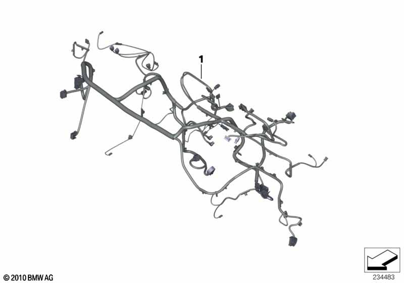 Genuine BMW 61119244640 F25 Wiring Harness, Instrument Panel (Inc. X3 28iX & X3 35iX) | Duco Car Parts UK Car Parts