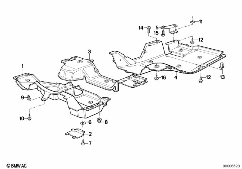 Shielding, engine compartment/air ducts