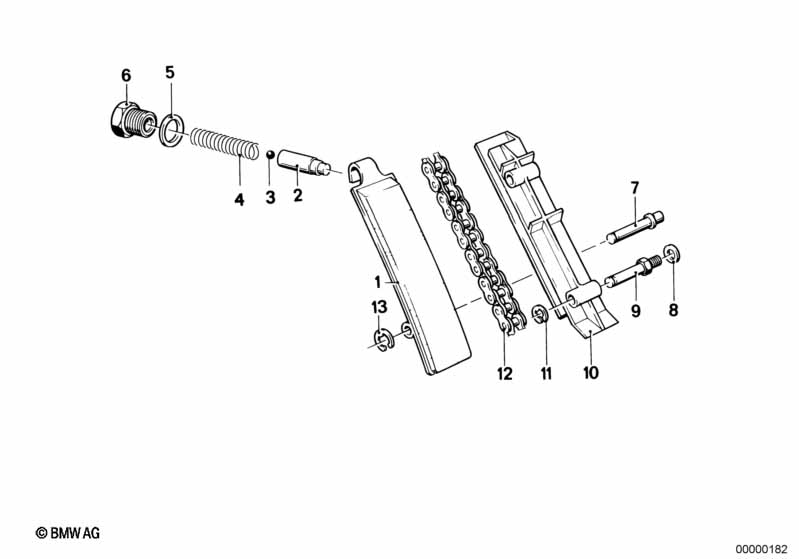 Timing and valve train-timing chain