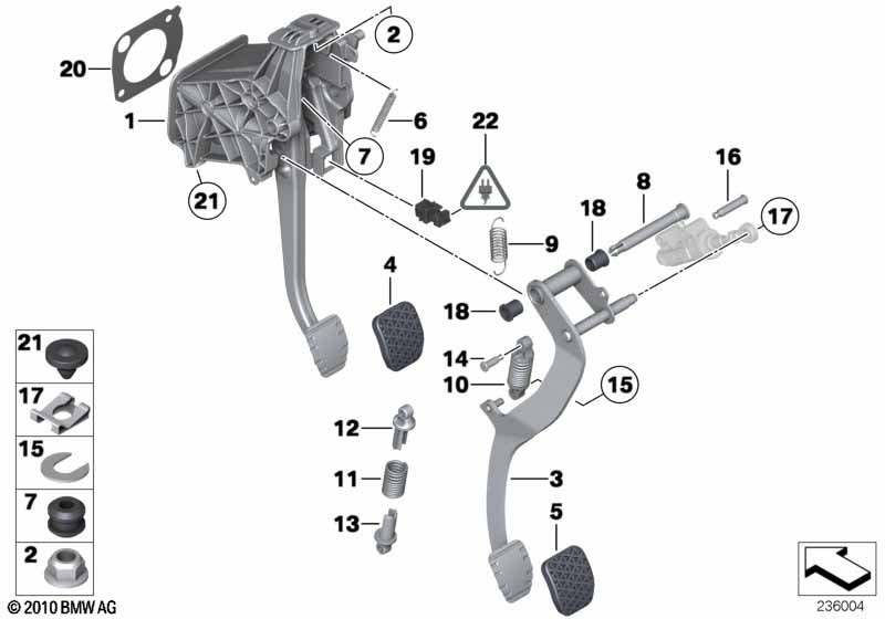 Pedal assembly, manual transmission