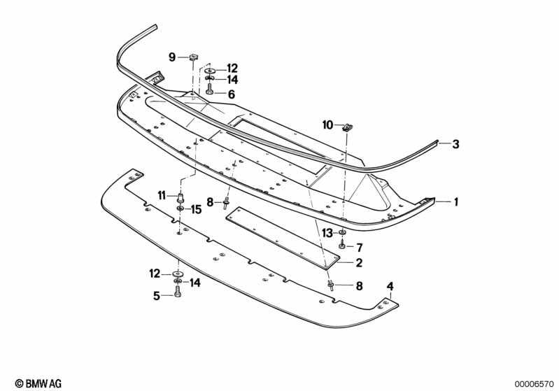 Front spoiler motorsport