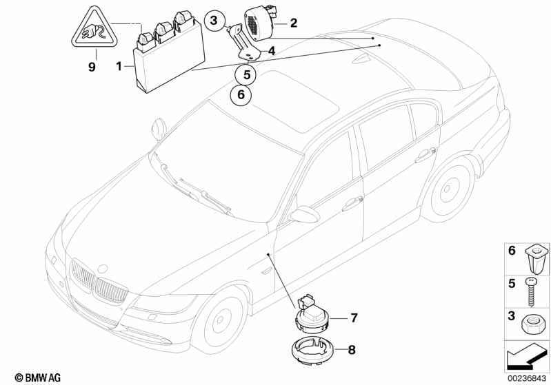Genuine BMW 66206938777 E92 E93 E91 Bracket, Loudspeaker Pdc (Inc. 320si, 335xi & 318i) | Duco Car Parts UK Car Parts