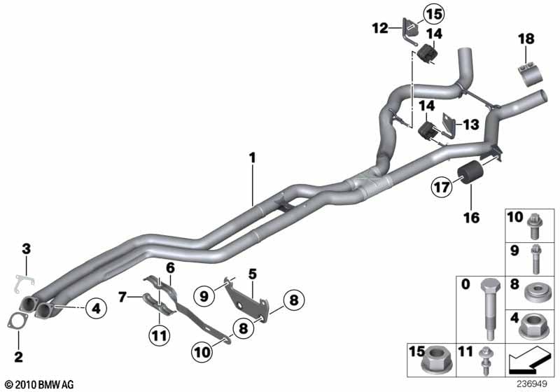 Center muffler