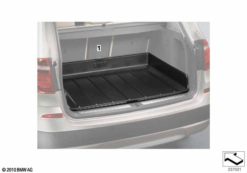 Genuine BMW 51472164767 F25 Luggage Compartment Pan F25 (Inc. X3) | ML Performance UK Car Parts