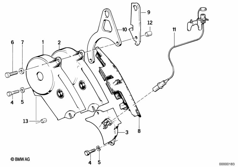 Genuine BMW 11141706905 E30 E28 Covering Upper (Inc. 520i, 320i & 323i) | ML Performance UK Car Parts