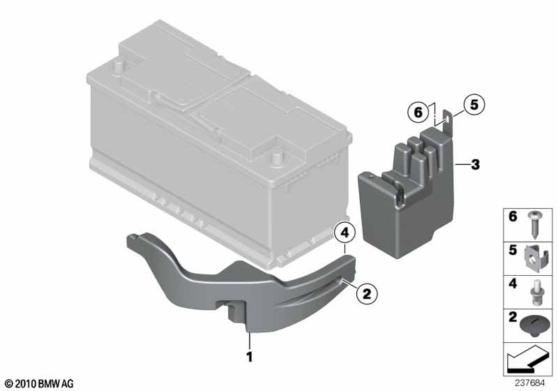 Battery crash pad