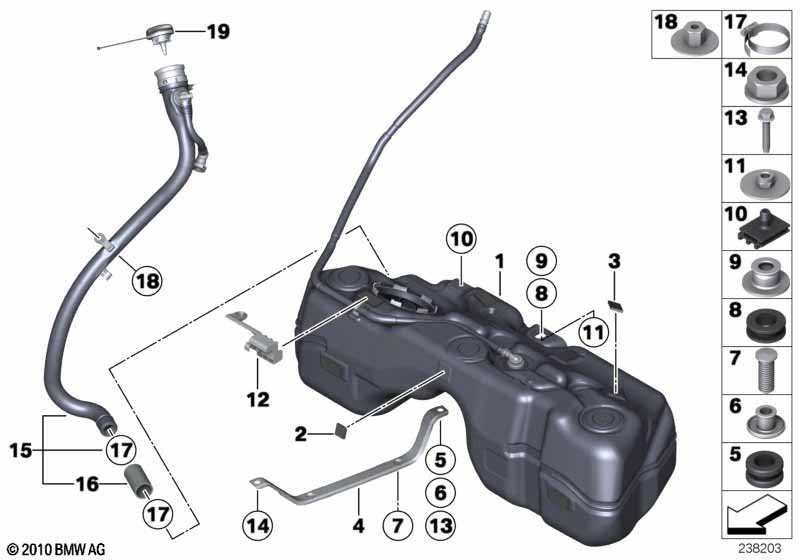 Genuine BMW 16117468994 F25 F26 Filler Cap (Inc. X3 18d) | ML Performance UK Car Parts