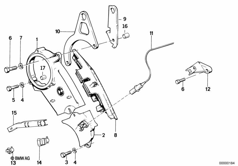 Timing cover upper