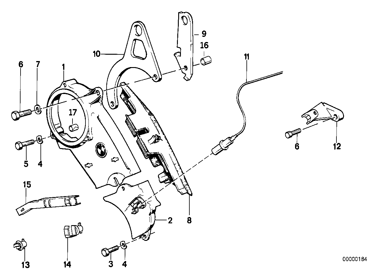 Genuine BMW 11141714863 E30 E34 Covering Upper (Inc. 325e, 325i & 525e) | ML Performance UK Car Parts