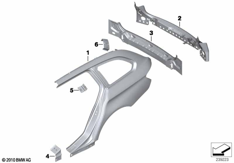 Side panel/tail trim