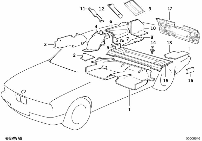 Sound insulating rear