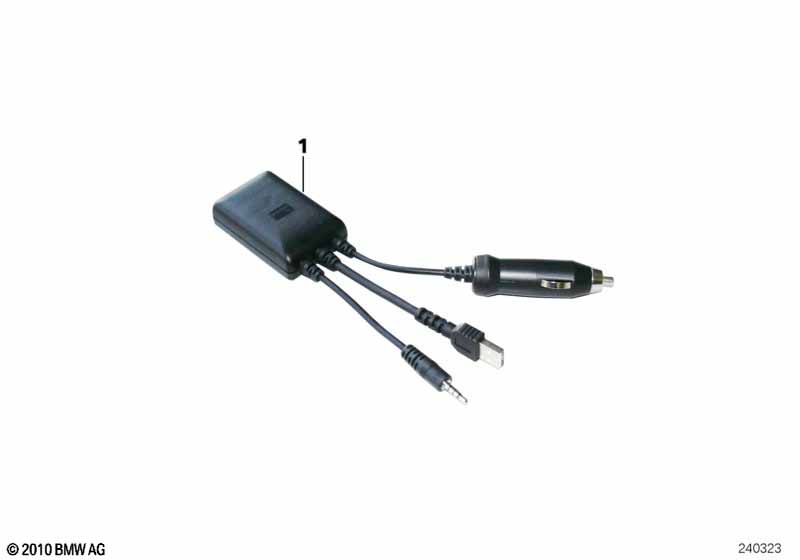 Charger adapter for Apple iPod / iPhone