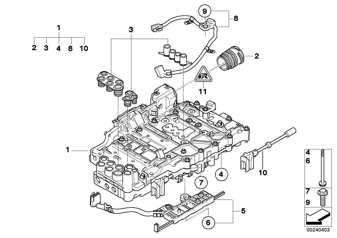 Genuine BMW 24337617803 E91 E93 E92 Gear Selector Valve (Inc. 323i, 320i & 316i) | ML Performance UK Car Parts