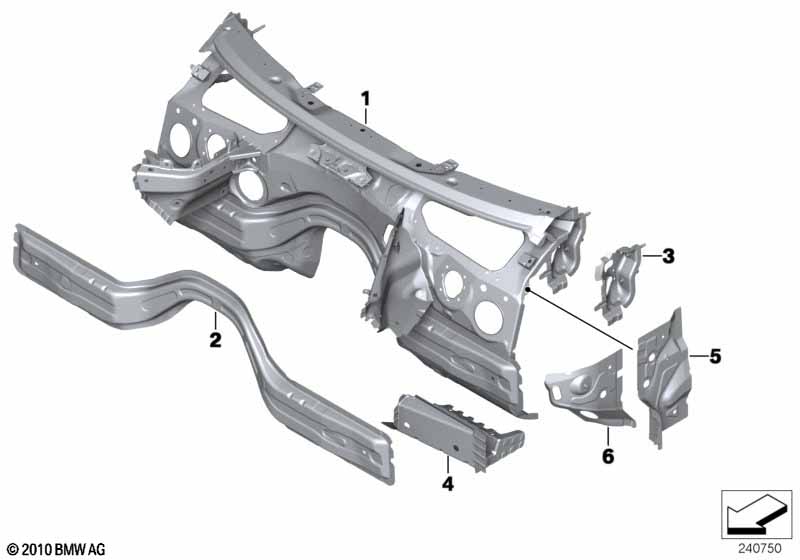 Splash wall parts