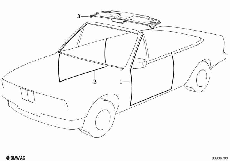 Genuine BMW 51441936976 E30 Front Headlining Cover (Inc. M3, 325i & 318i) | ML Performance UK Car Parts