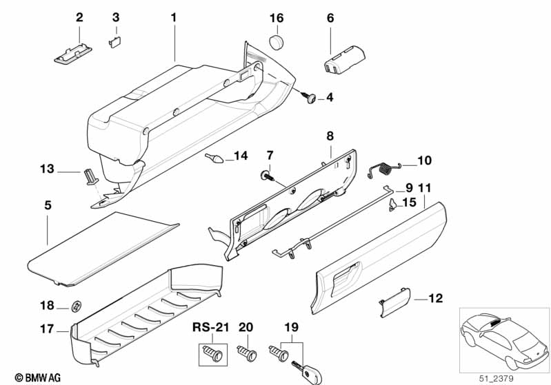Glove box