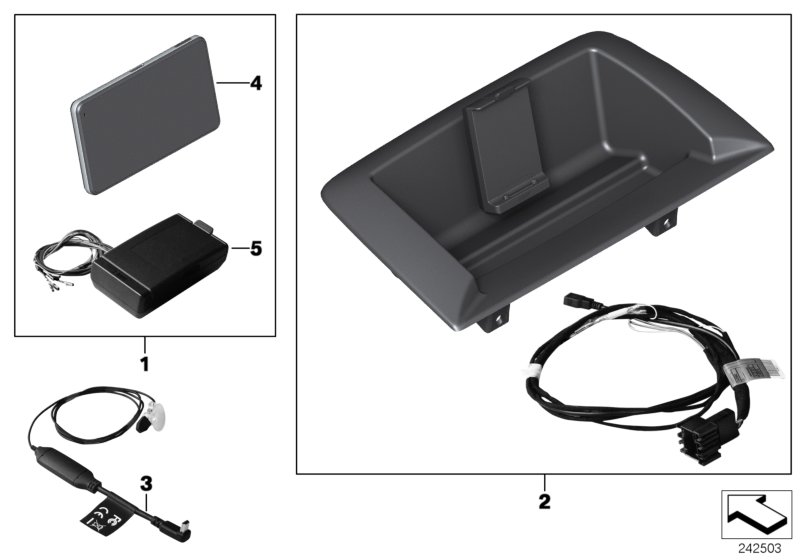 Genuine BMW 65900445996 E83 Installation Kit, Gps, Portable (Inc. X3 3.0sd, X3 3.0d & X3 2.0i) | ML Performance UK Car Parts
