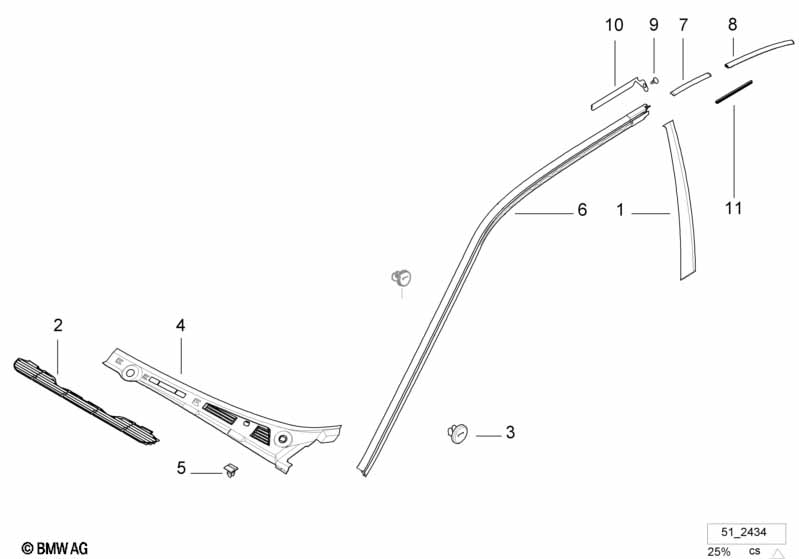 Genuine BMW 51138124389 E38 E34 E53 Grommet (Inc. 323i, 735i & 740iL) | ML Performance UK Car Parts