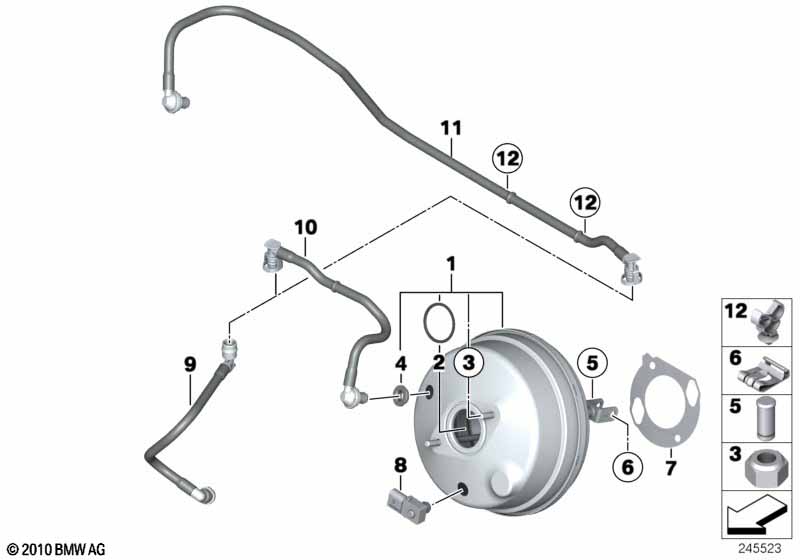 Genuine BMW 11667602557 F25 F26 Vacuum Pipe (Inc. X4 30dX, X3 30dX & X3 35dX) | ML Performance UK Car Parts