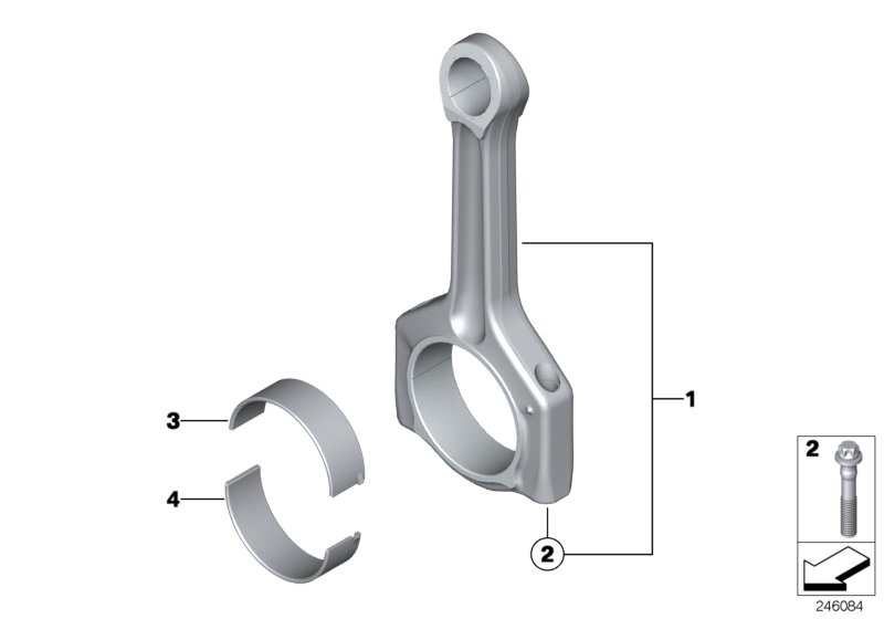 Genuine BMW Mini 11247593922 F21 Connecting Rod Bolt M7X37 (Inc. Coop.S JCW) | ML Performance UK Car Parts