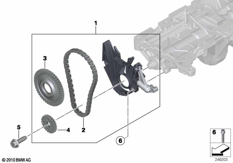 Genuine BMW 11277619309 F11 F31 F10 Collar Screw M10X30 (Inc. X3 28iX, 320i & X4 28iX) | ML Performance UK Car Parts