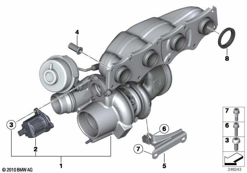 Genuine BMW 07129905865 E84 Isa Screw M6X14 - 8.8 (Inc. One D, Alpina B7X & Cooper D) | ML Performance UK Car Parts