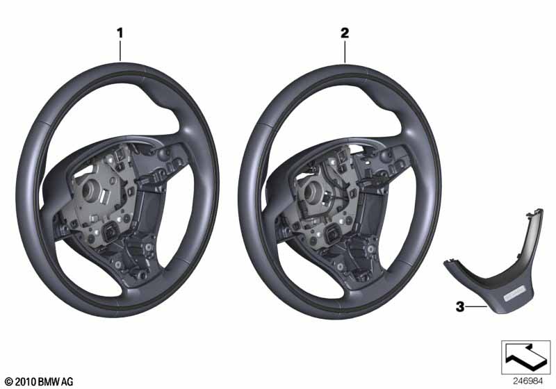 Ind.sports st.-wheel,leather w/wdn. ring