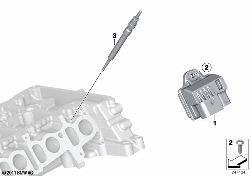 Glow plug unit