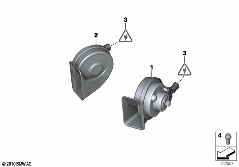 Genuine BMW 61138373332 E63 Universal Socket Housing Uncoded 2 POL. (Inc. 518d, 640d & 725Ld) | ML Performance UK Car Parts