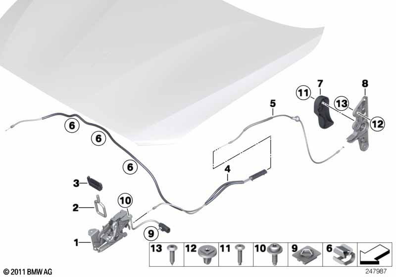 Front hatch / locking system