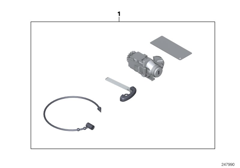 Genuine BMW 51217197803 Set Uniform Locking System (Inc. 520d, 535dX & 535i) | ML Performance UK Car Parts